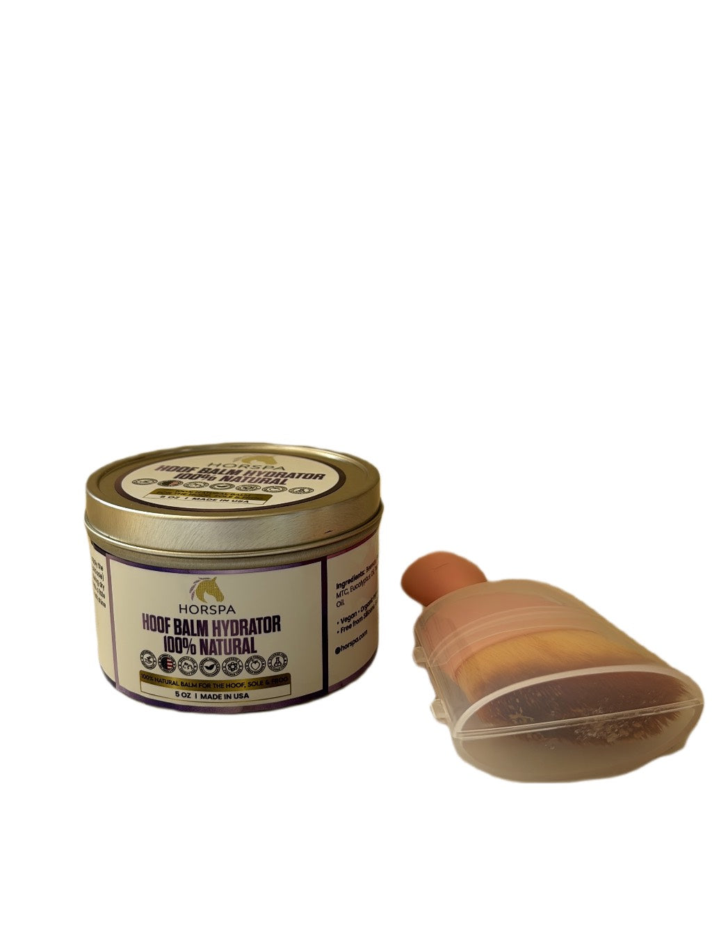 Hoof Balm Hydrator 100% Natural with Brush Applicator 5 oz