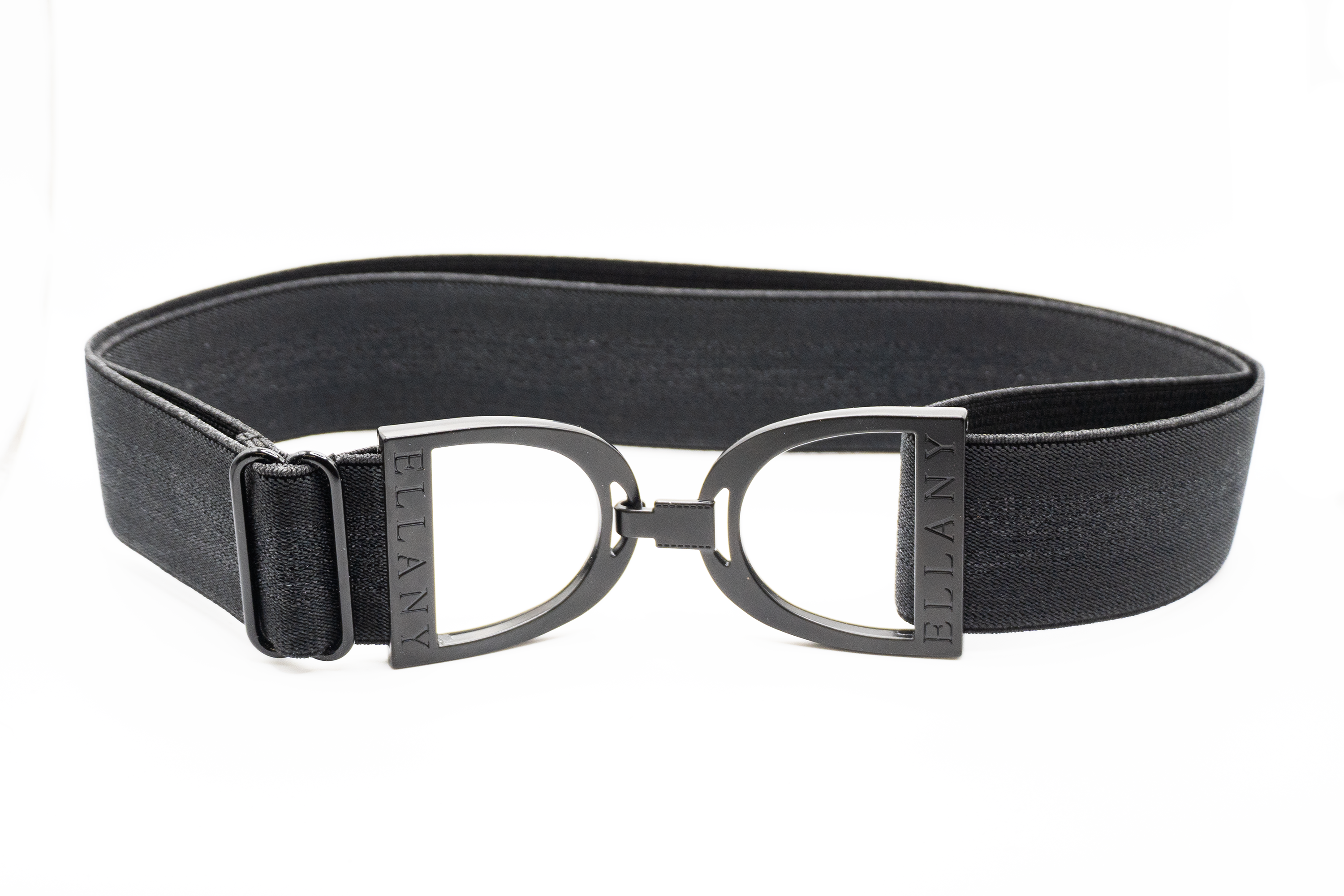 Dark Horse - 1.5" Black Stirrup Elastic Belt