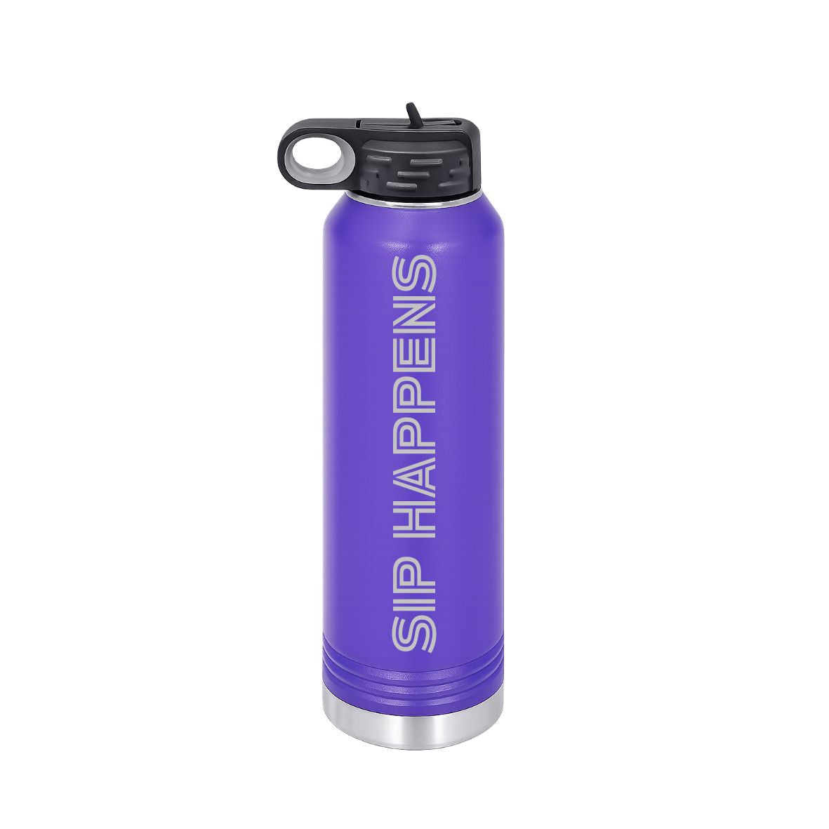 Water Bottles, 32 oz. - Engraved - Sip Happens