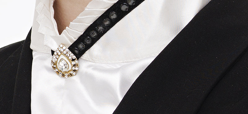 Equestrian Stockholm Stock Tie - Black Edition