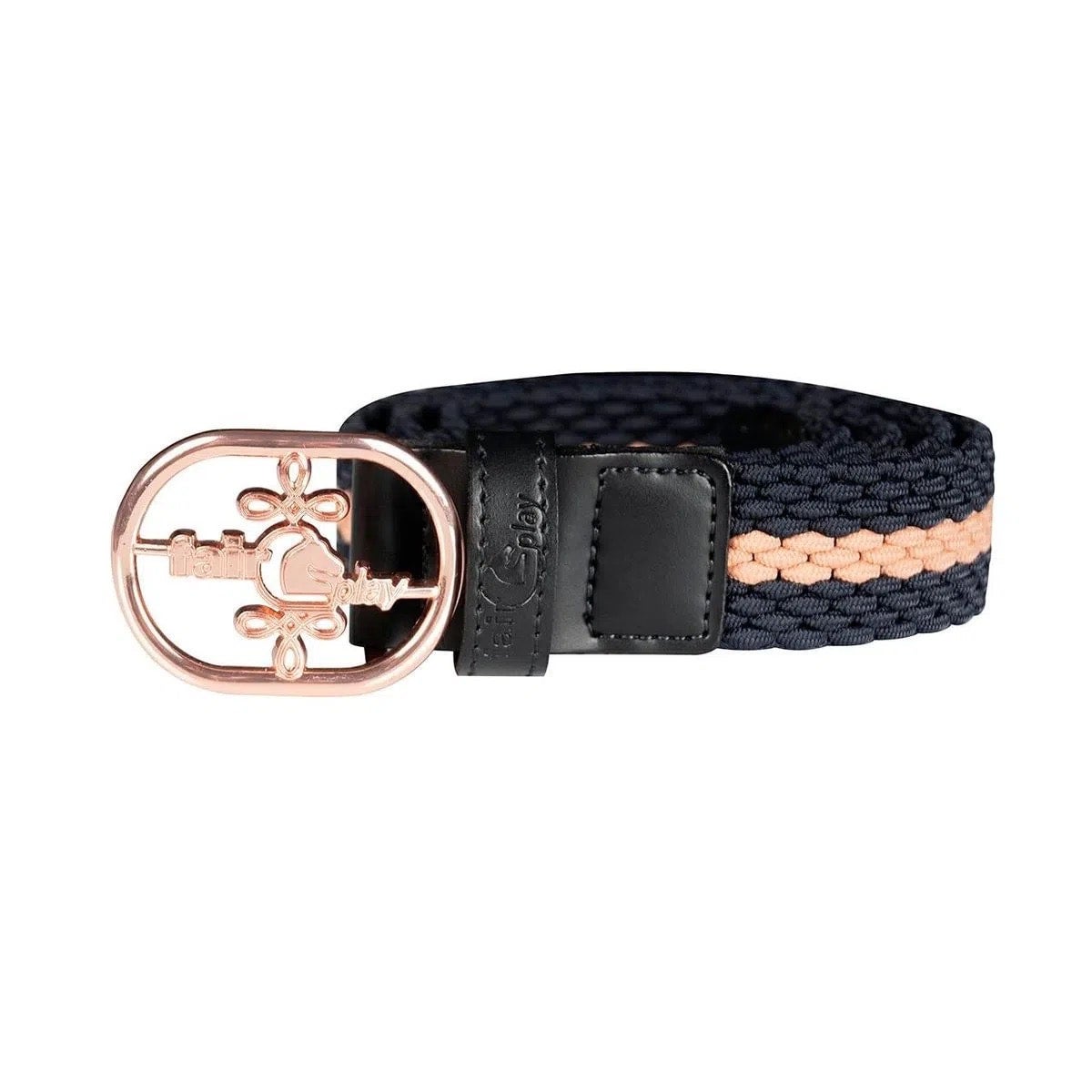 Fair Play Josie Belt - Navy/Rosegold Size L or 110cm