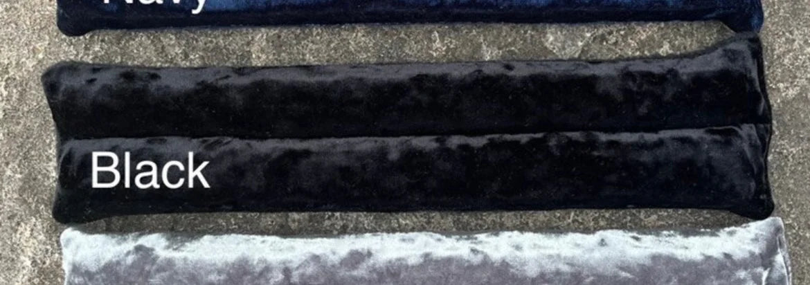 Bit and Bee Noseband Pads - Velvet