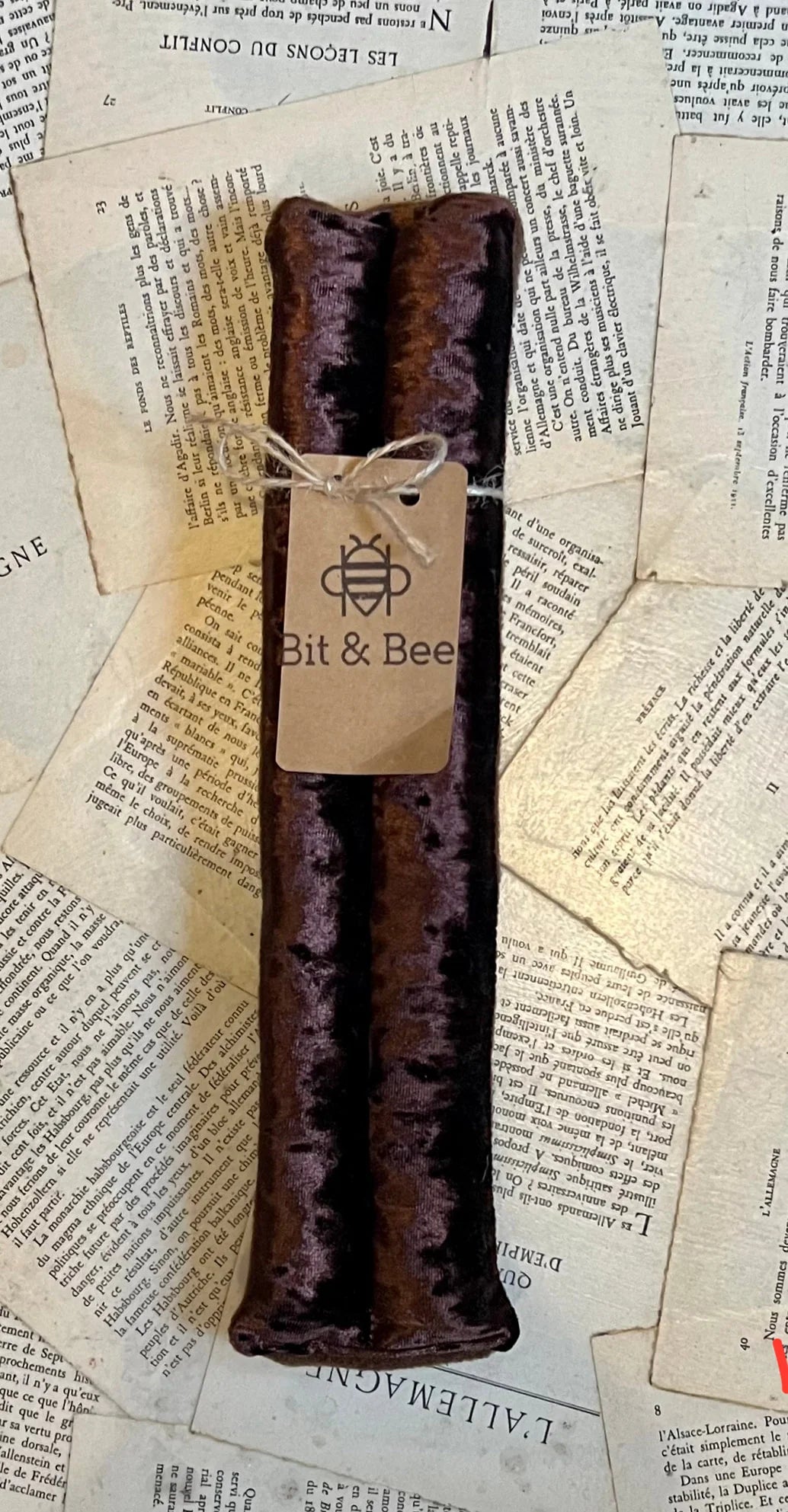 Bit and Bee Noseband Pads - Velvet