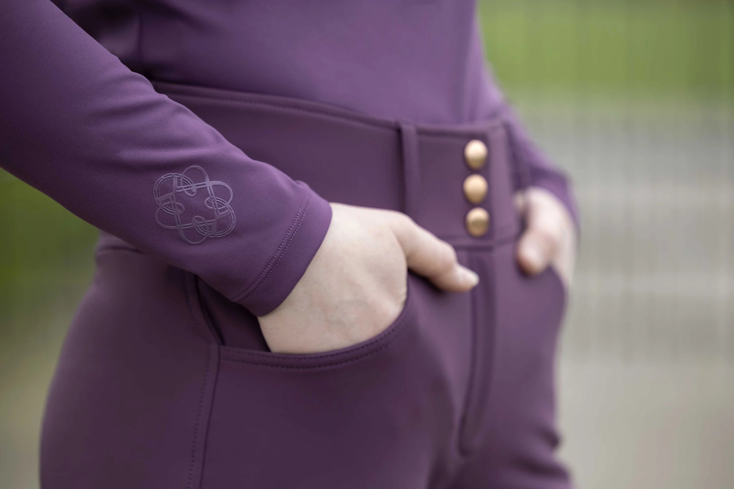 HKM Arctic Bay Functional Shirt - Dark Lilac Size XSmall