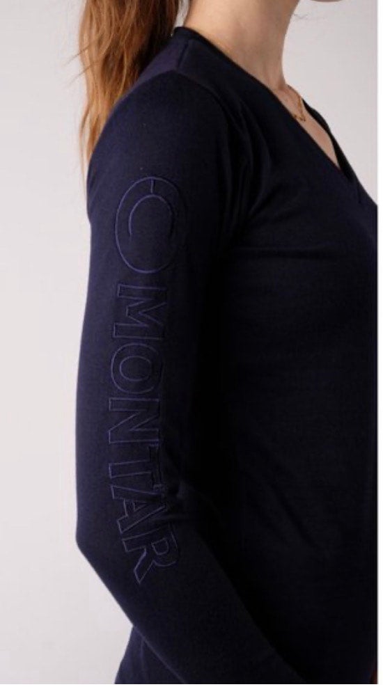 Montar June V Knit - Navy