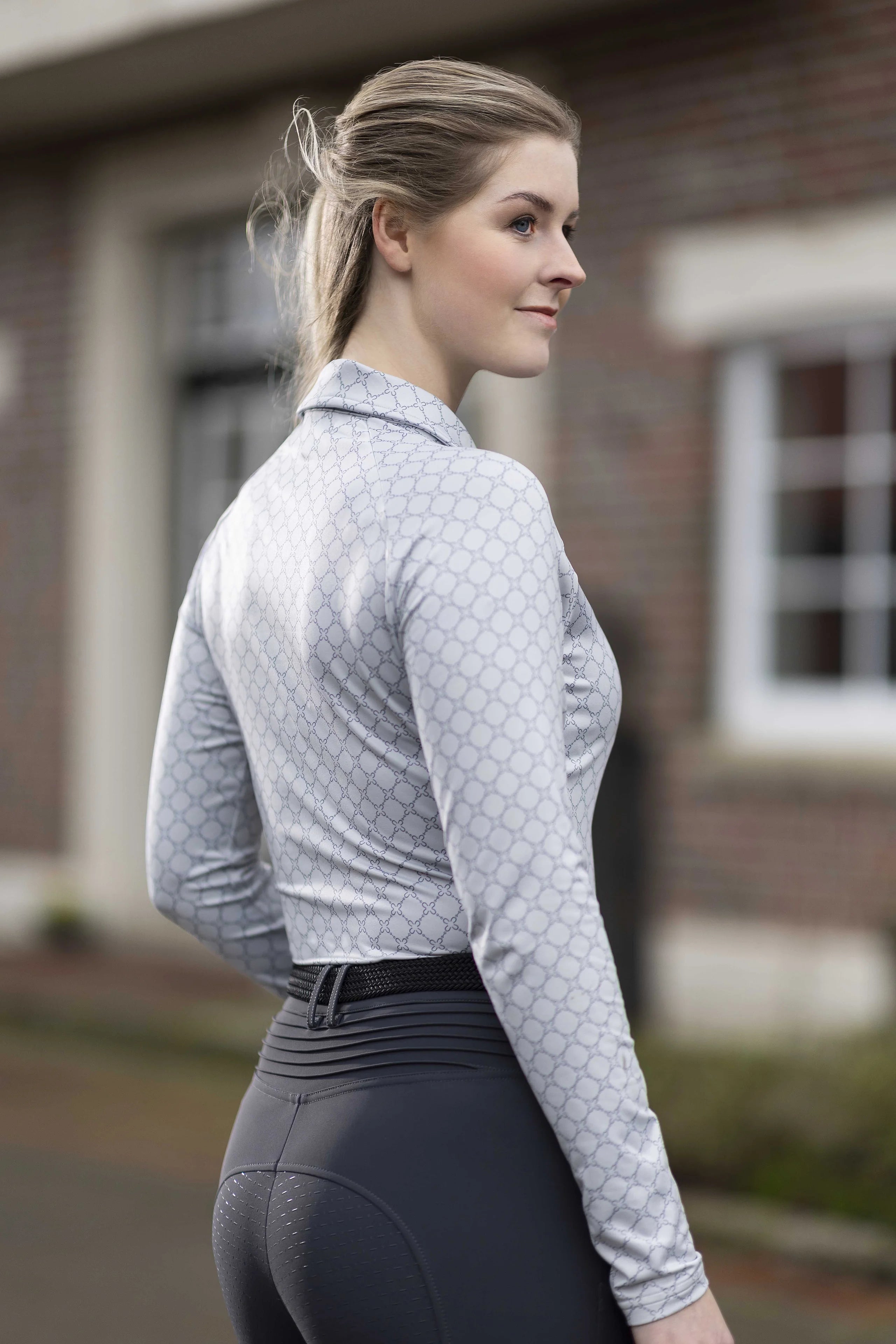 HKM Rosewood Allover Print Functional Shirt