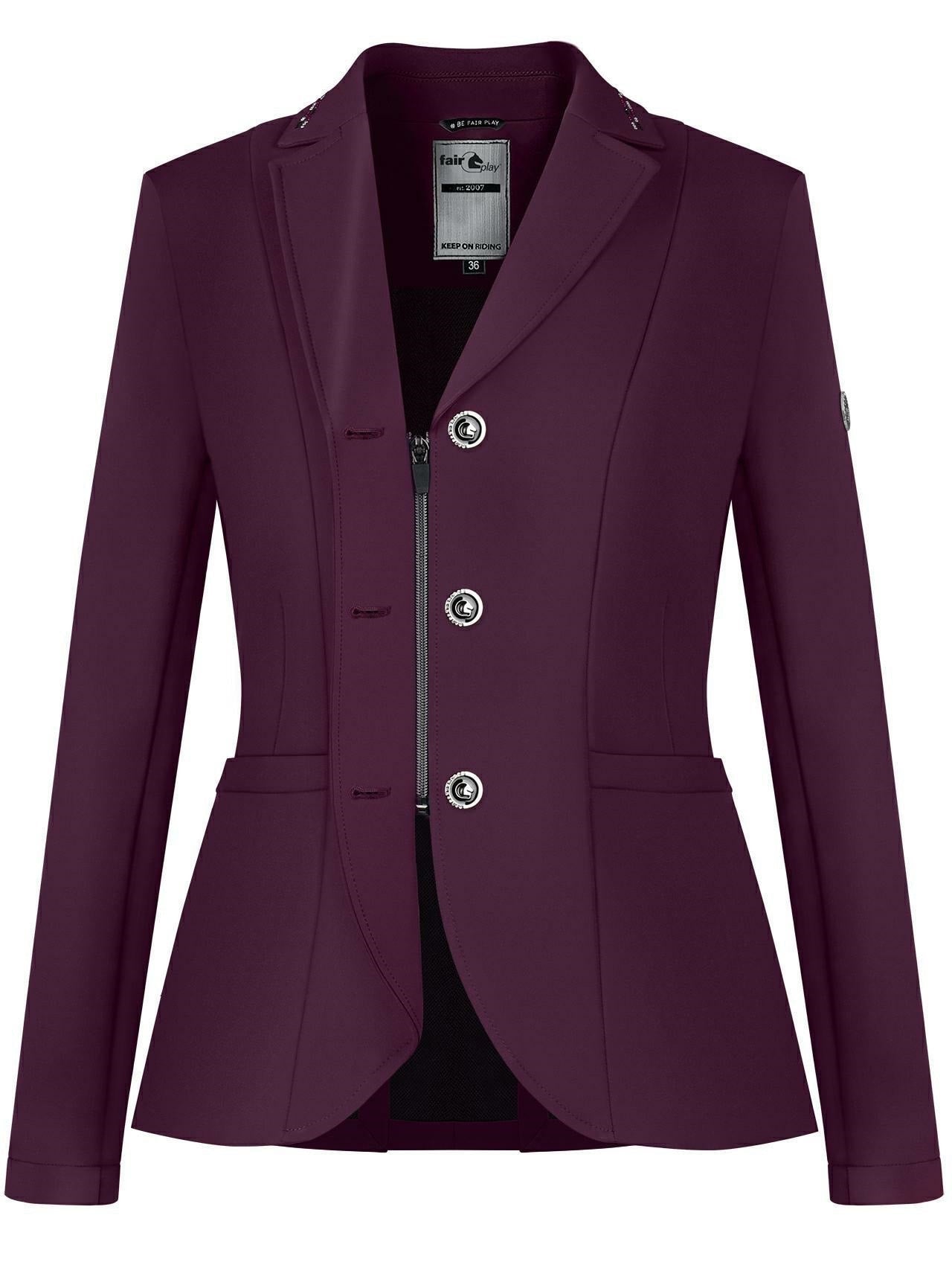 Fair Play Natalie Show Coat - Royal Berry