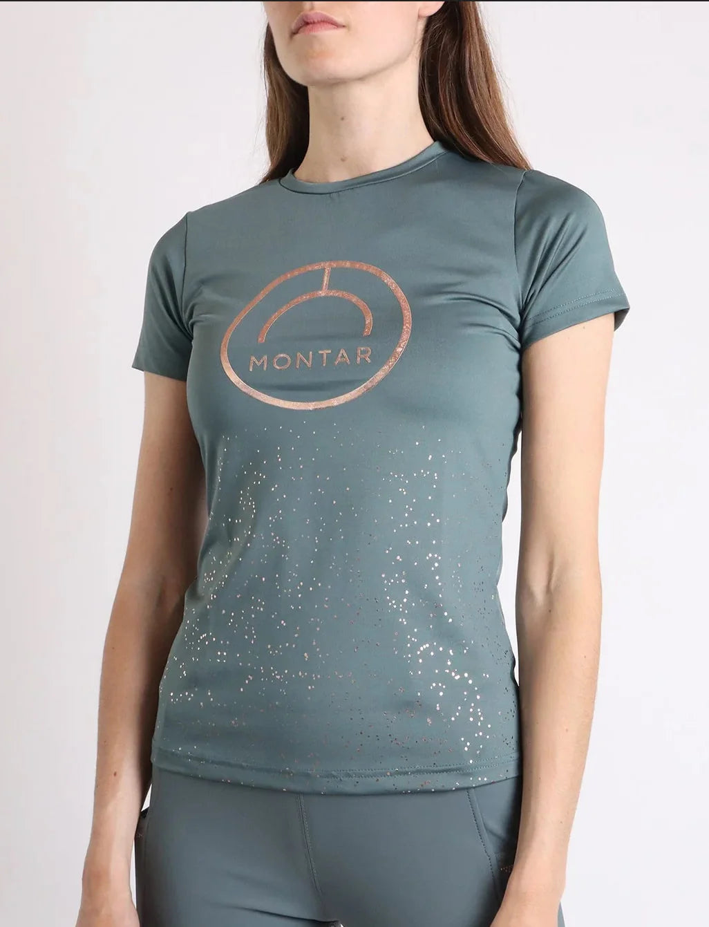 Montar MoNille T-Shirt with Rosegold Dots