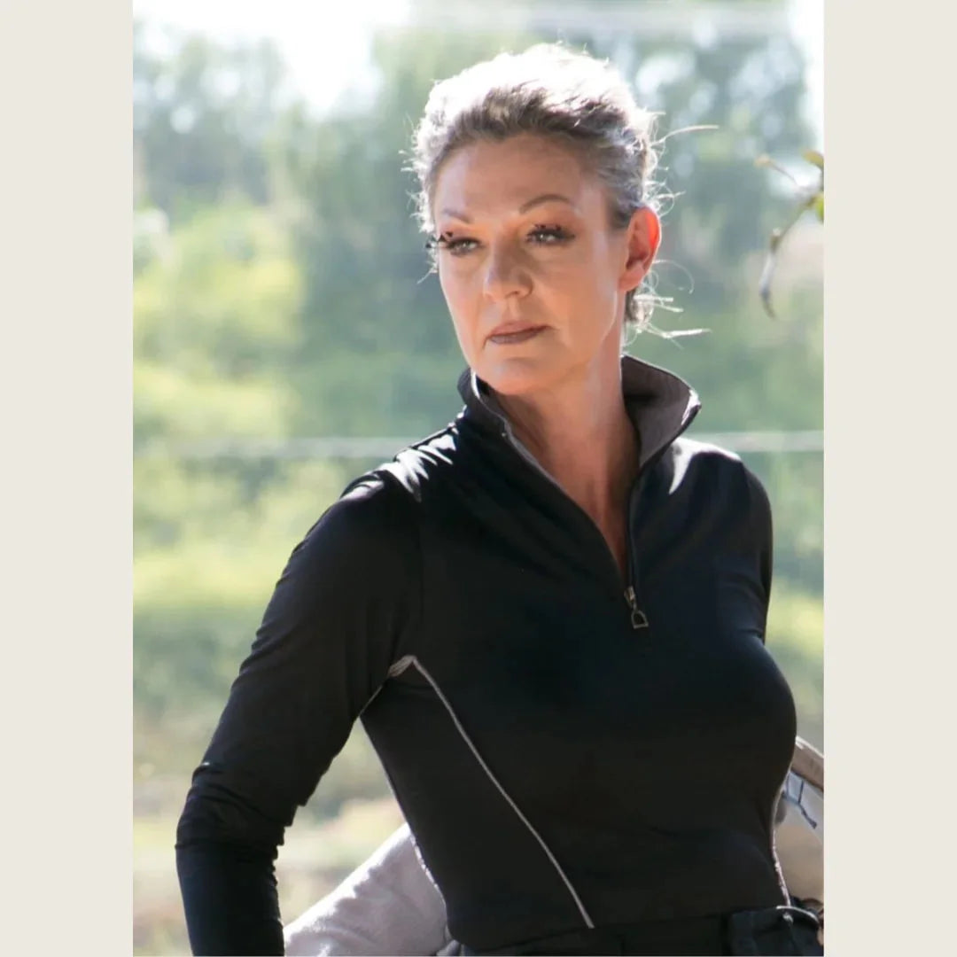 DQD Black and Silver Riding Shirt