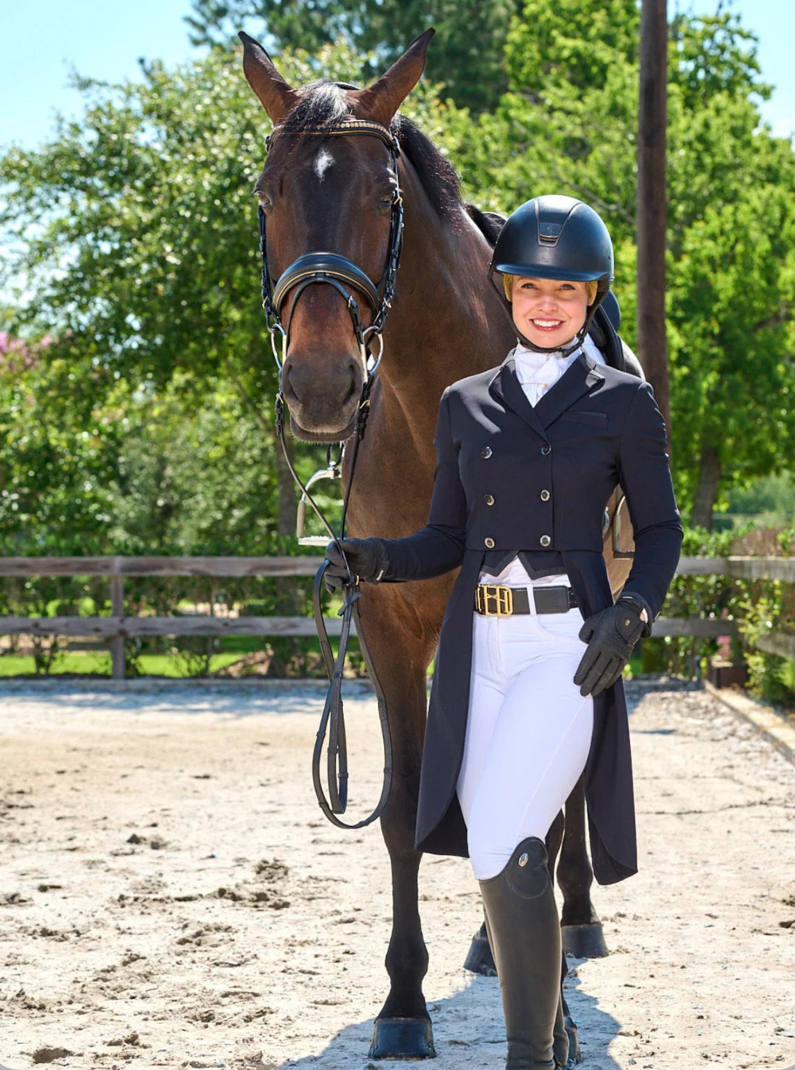 Halter Ego Evolution Competition Breeches- White-Mid Rise