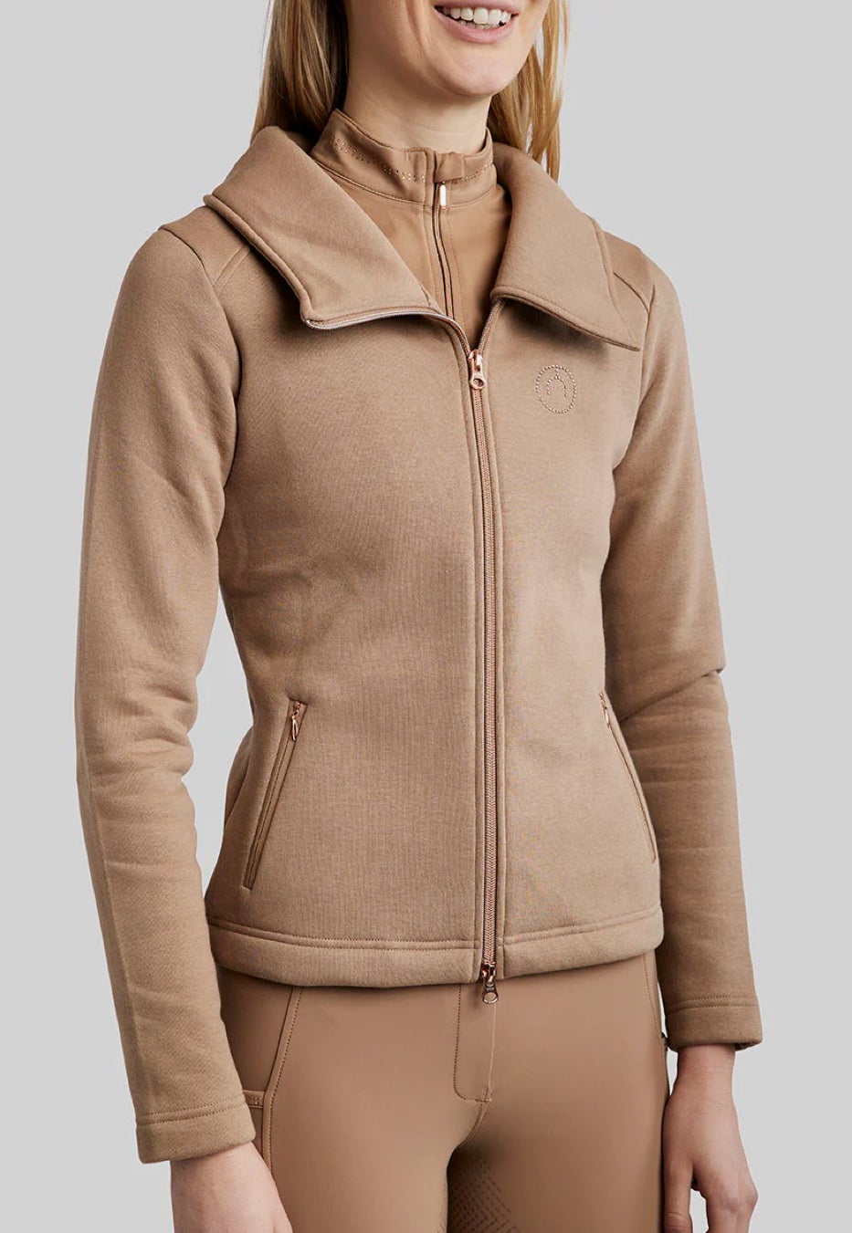 Montar MoNaja Full Zip Sweatshirt - Latte