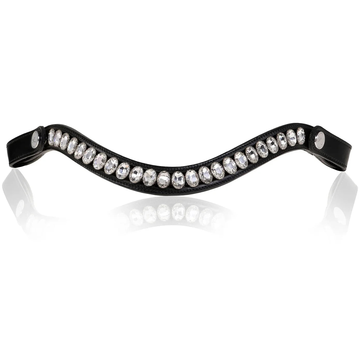 Lumiere Diva Double Bridle - Black - Cob