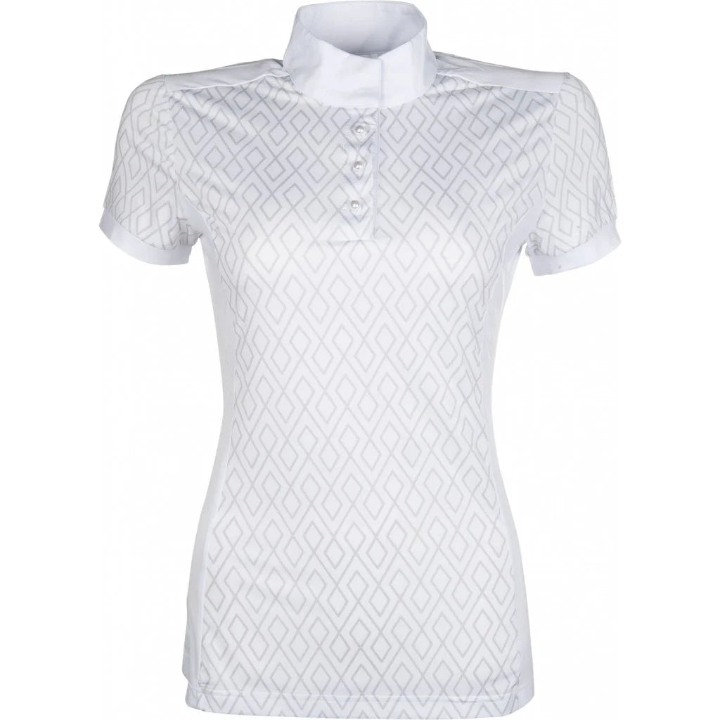 HKM Show Shirt "Della Sera" - White/Grey Size XS