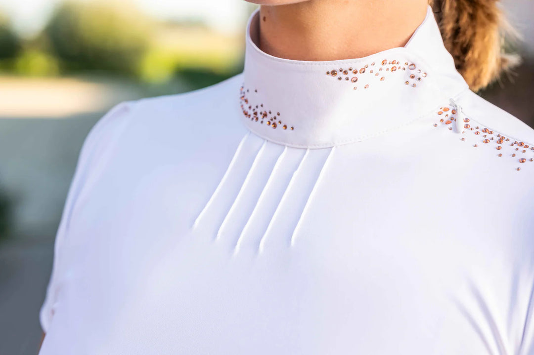HKM Darya Competition Shirt - White Size Small