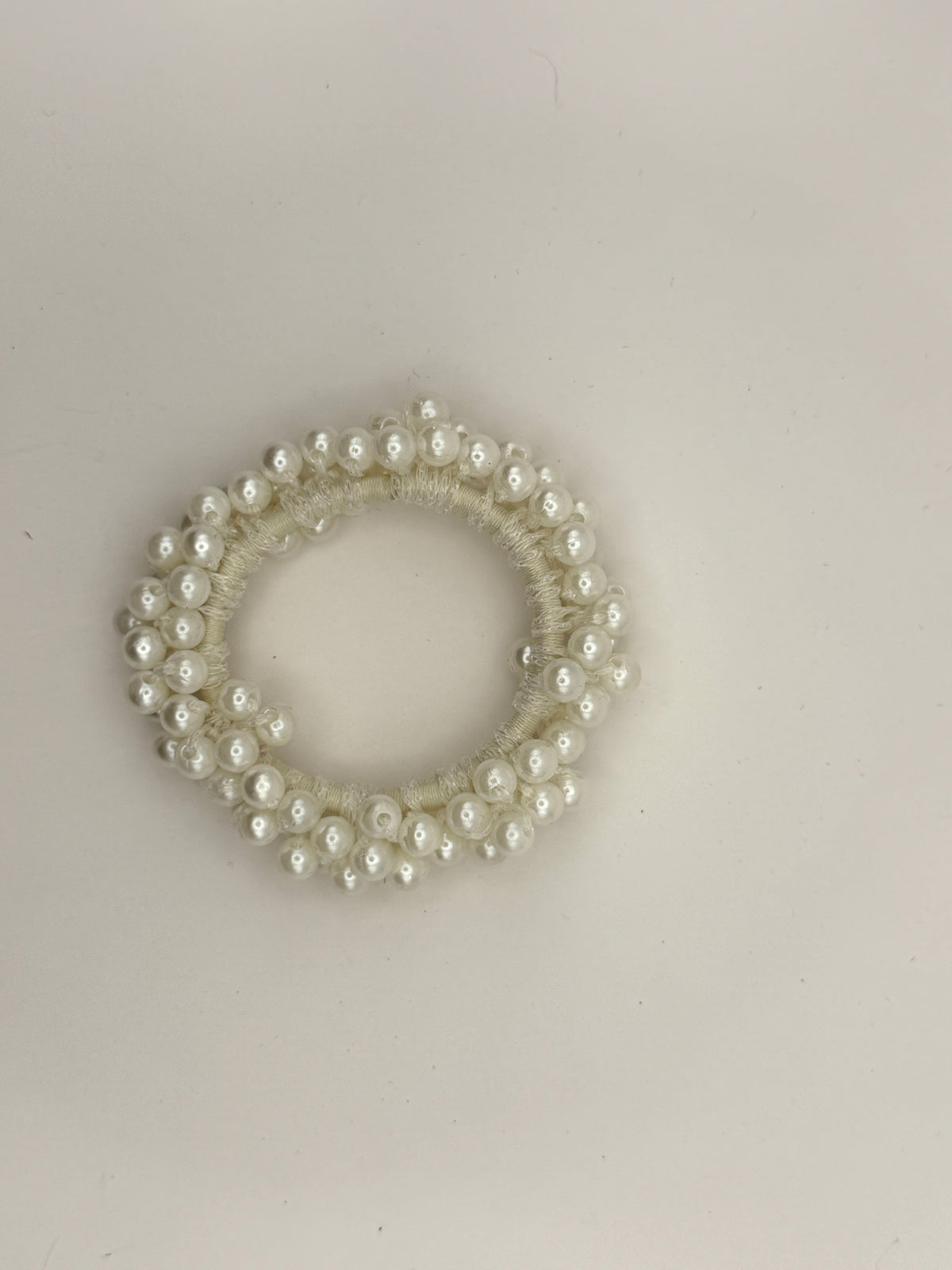 Beaded Pearl Hair Tie Scrunchies