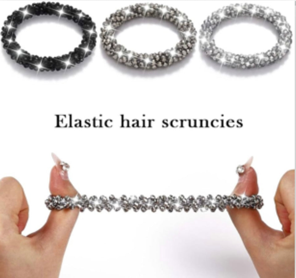 Crystal Rhinestone Hair Scrunchy