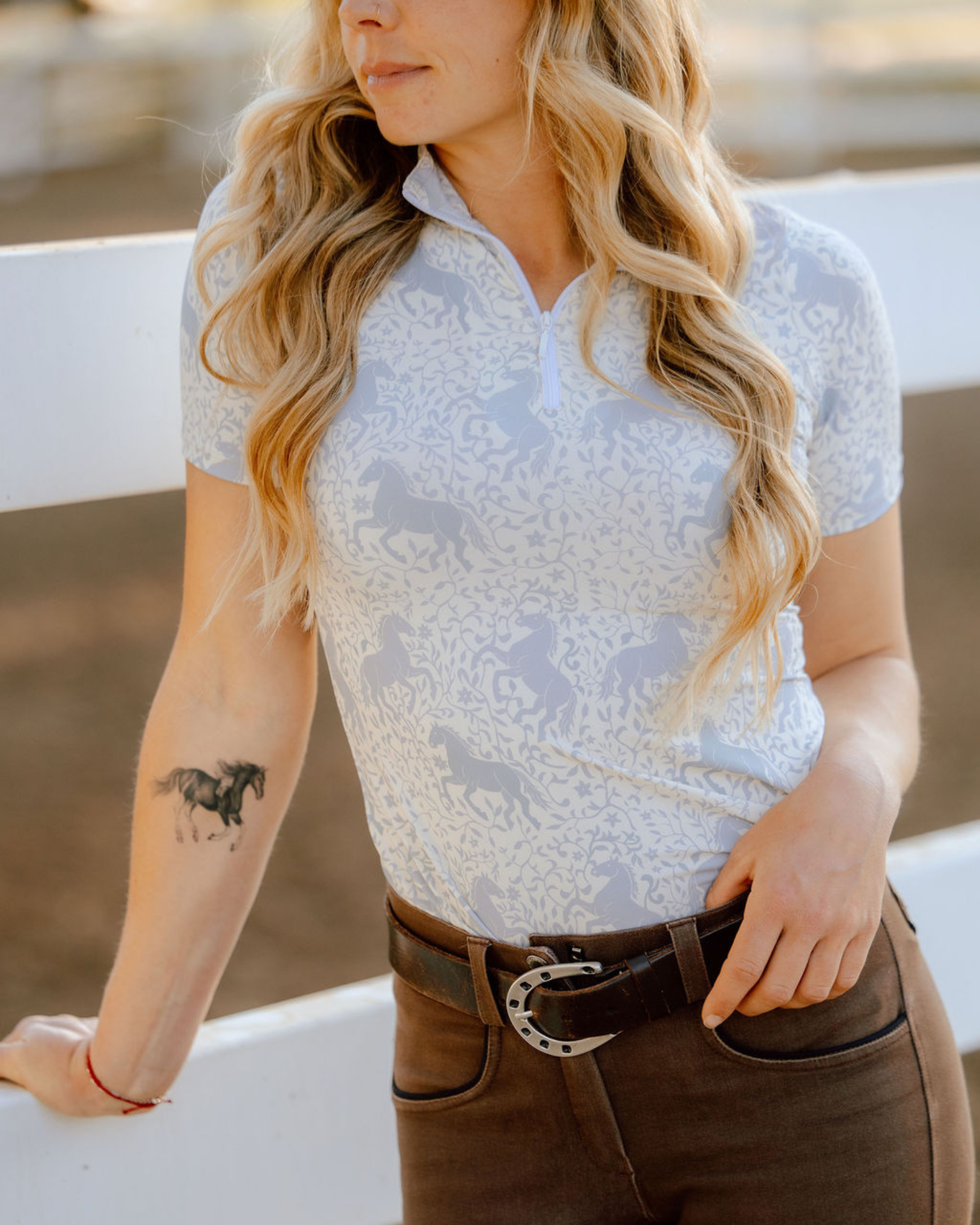 D. D. Prints With A Purpose CORAL Short Sleeve Signature Sunshirt