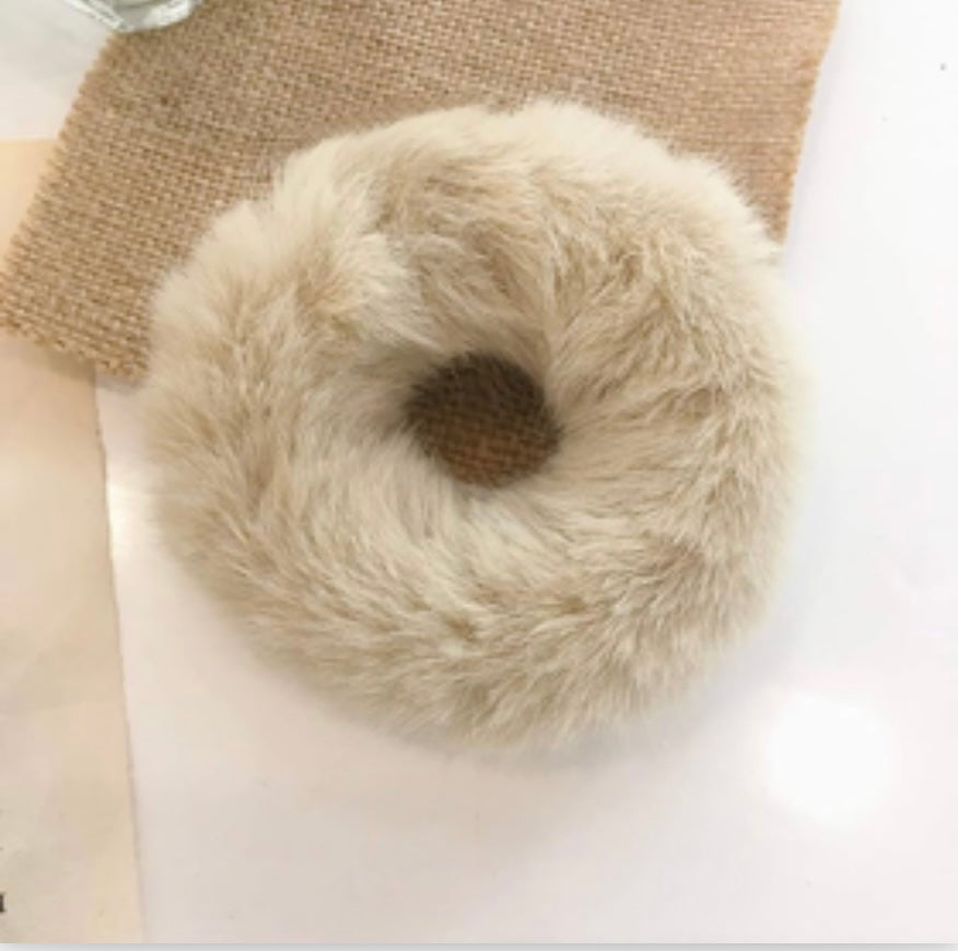Faux Fur Hair Scrunchies