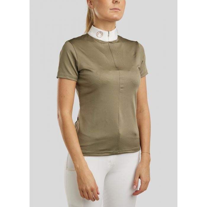 Montar MoViolet Competition Top with Rosegold - Dusty Green