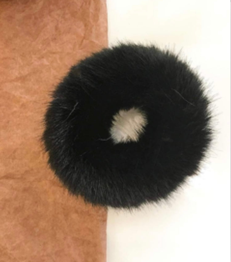 Faux Fur Hair Scrunchies