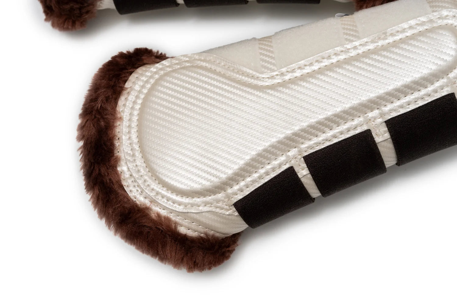 Halter Ego Carbon Tech Collection Brushing Boots - Ivory Luxe