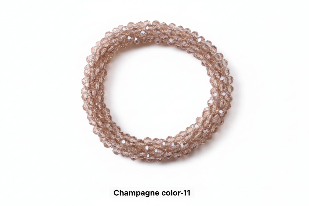 Crystal Rhinestone Hair Scrunchie