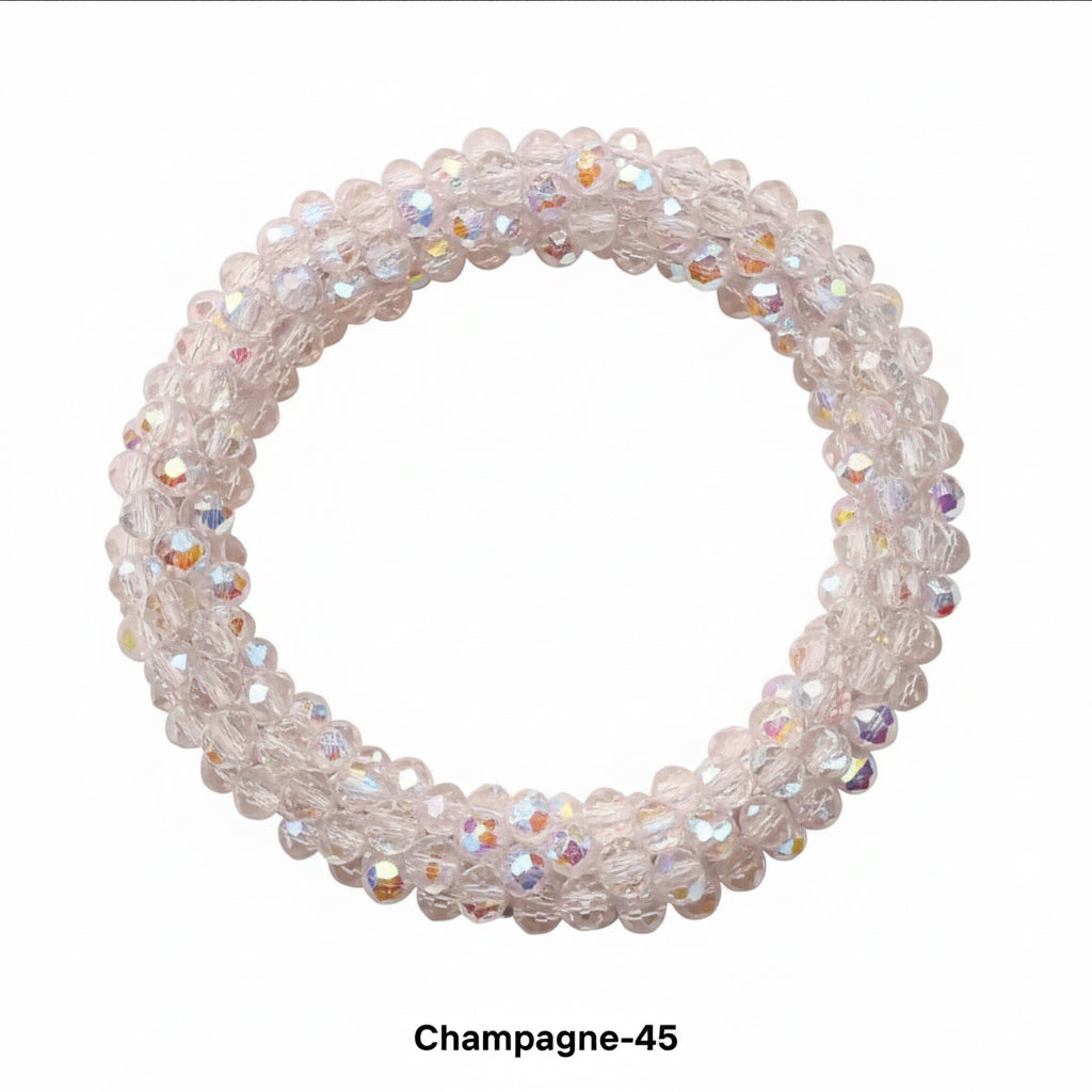 Crystal Rhinestone Hair Scrunchie