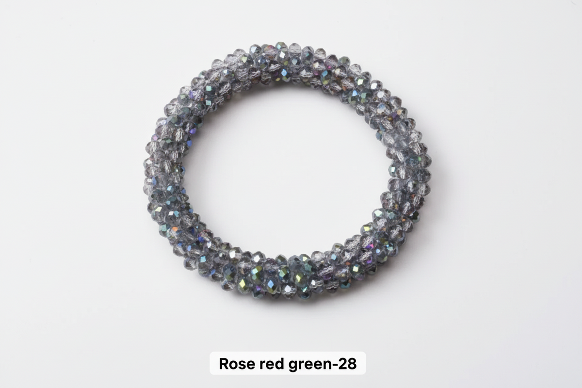 Crystal Rhinestone Hair Scrunchie