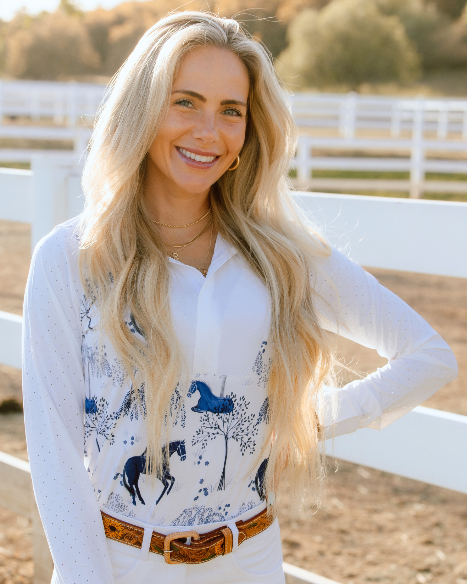 Deinhardt Designs Eloise Long Sleeve Competition Shirt