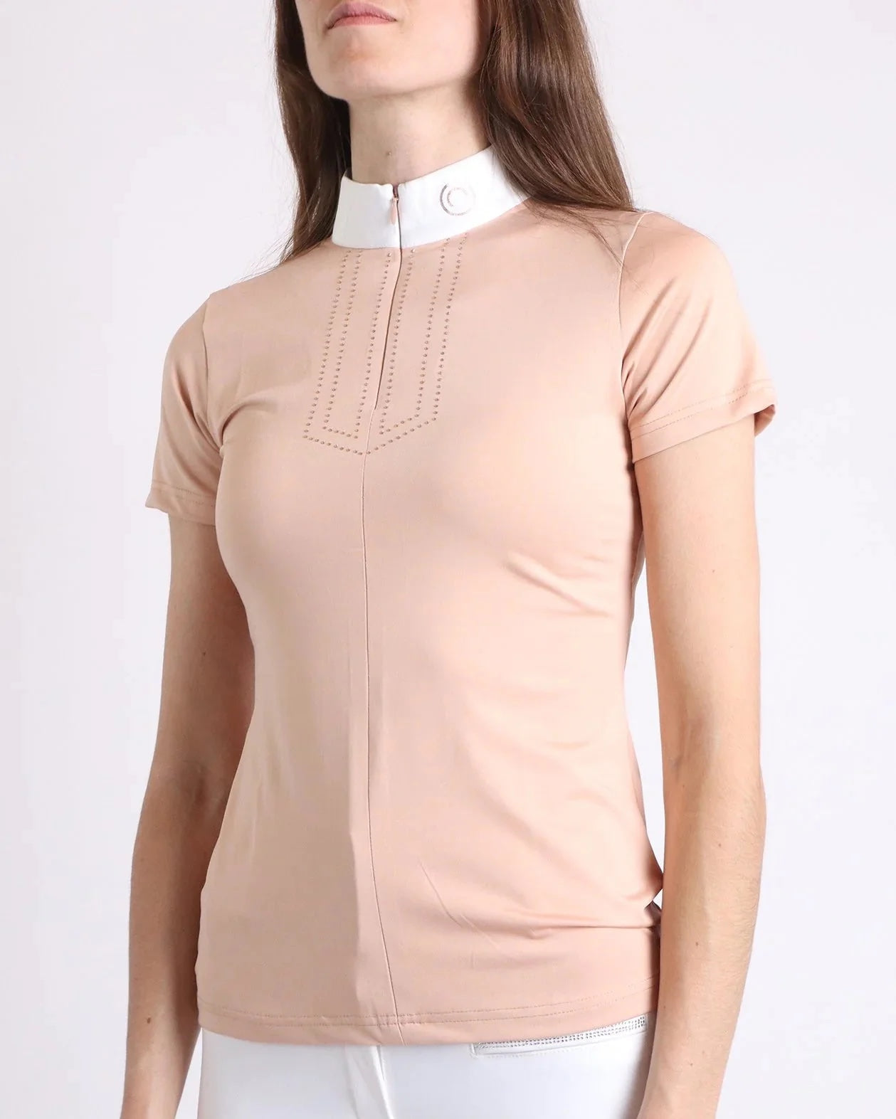 Montar MoViolet Competition Top with Rosegold - Nude Size Small