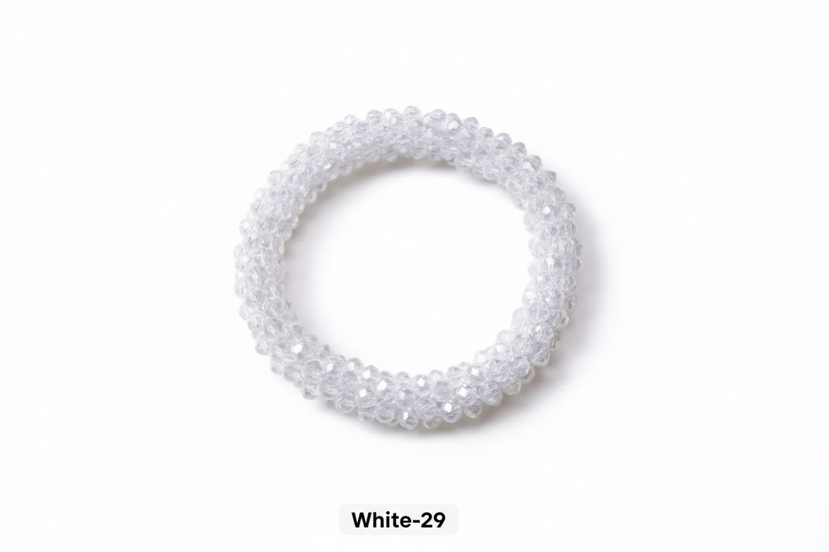 Crystal Rhinestone Hair Scrunchie