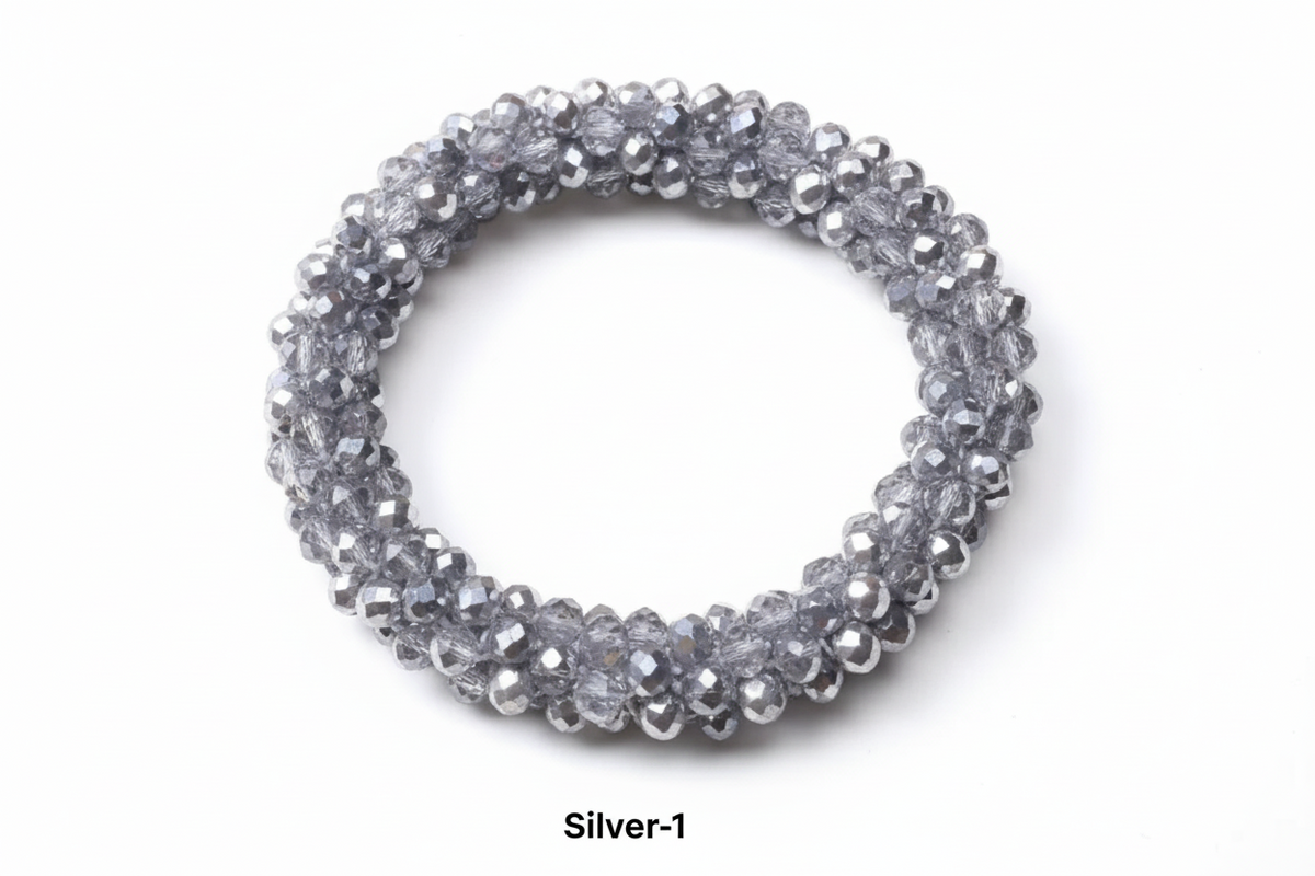 Crystal Rhinestone Hair Scrunchie