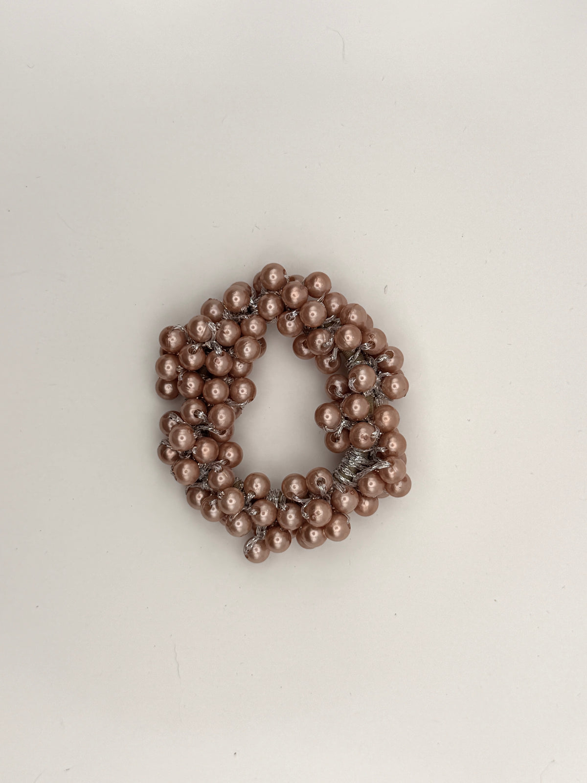 Beaded Pearl Hair Tie Scrunchies