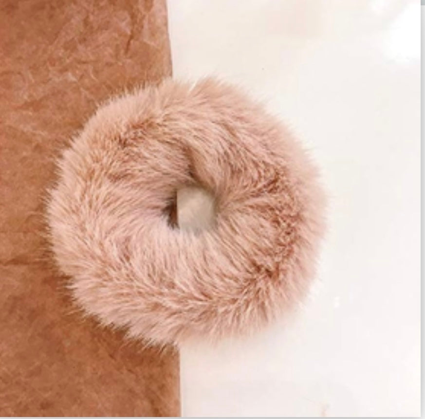 Faux Fur Hair Scrunchies