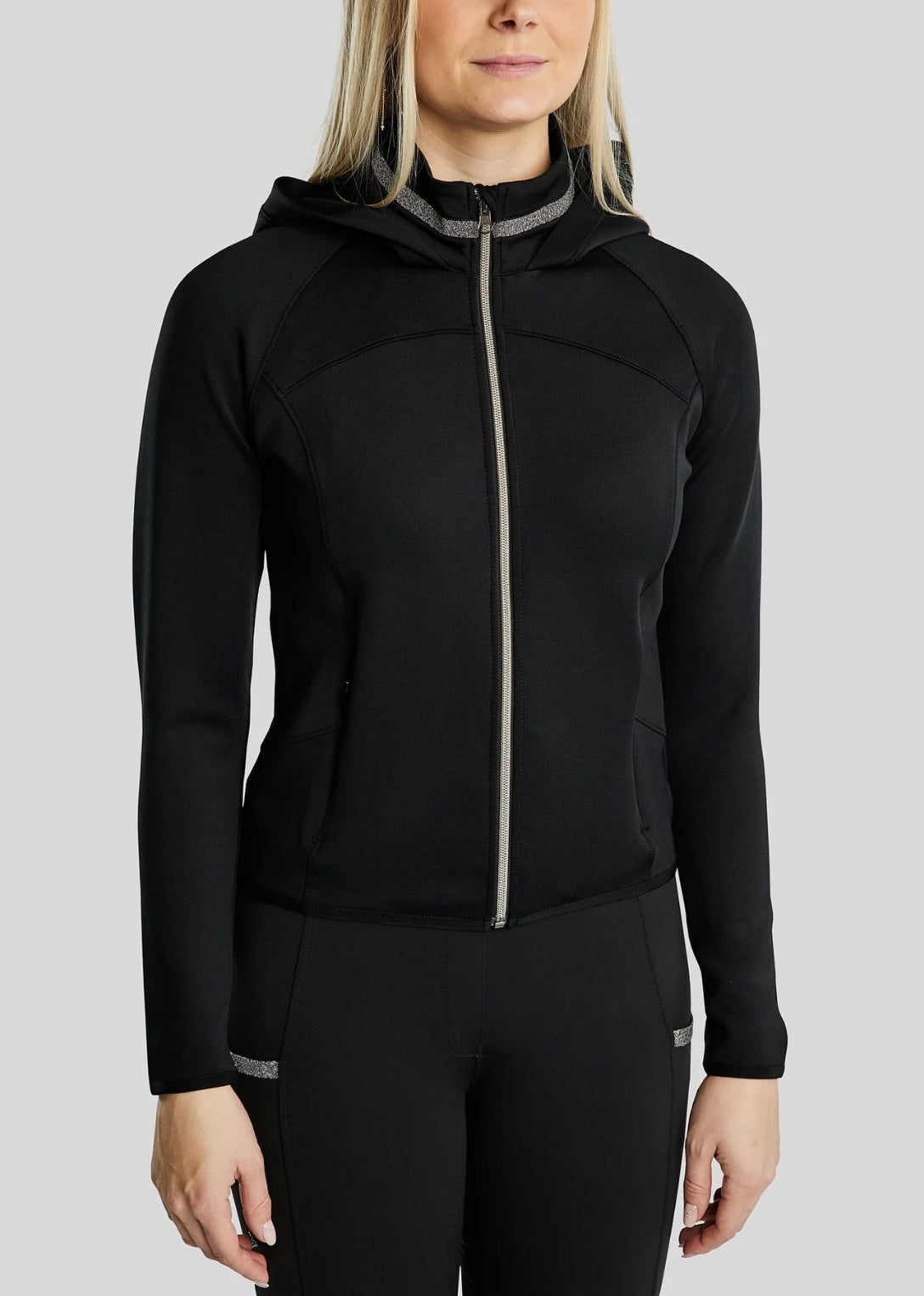 MoGaia Jacket w. Gun Metal Caviar Tape - Black