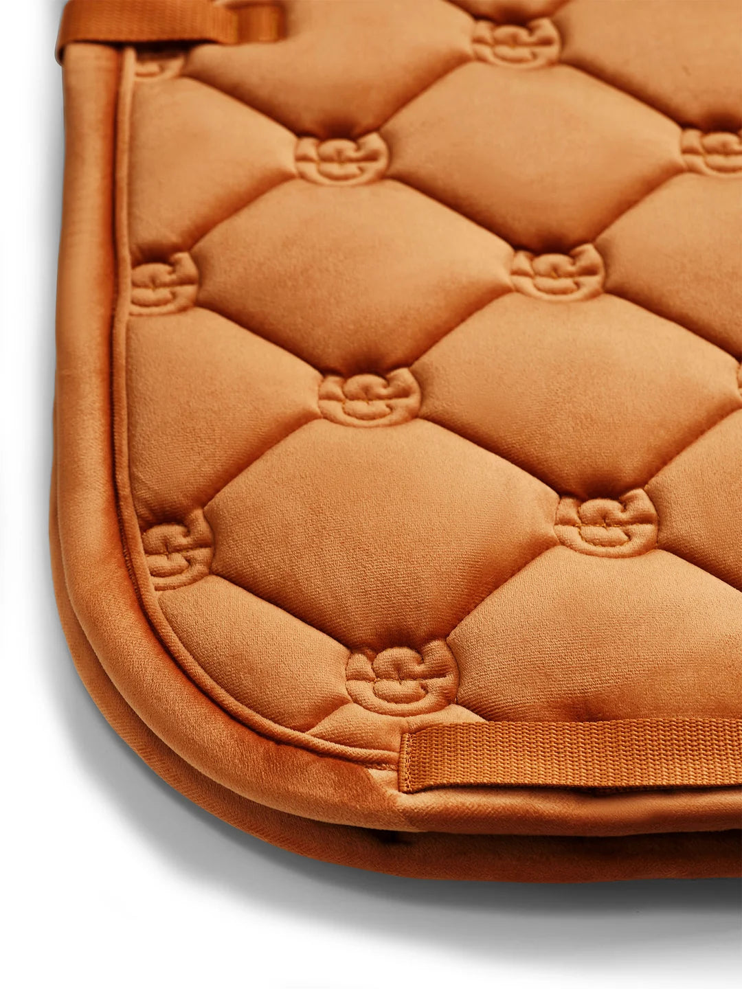 Equestrian Stockholm Velvet Pad - Chestnut