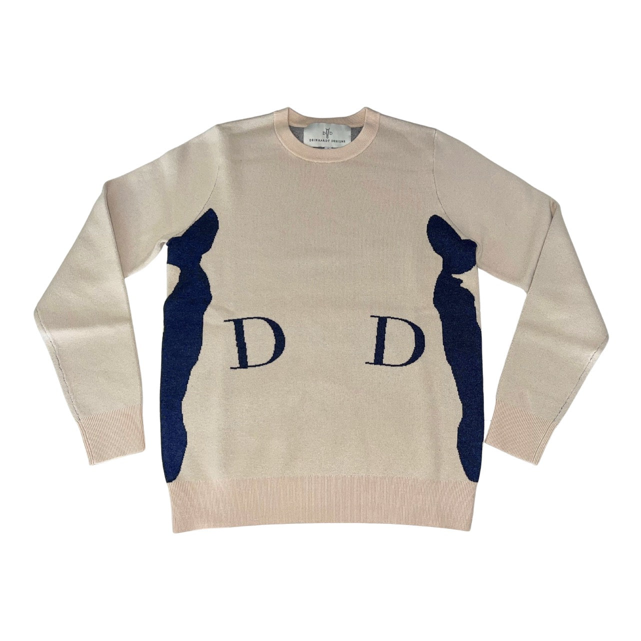 The Deinhardt HERITAGE Sweater Cream and Navy