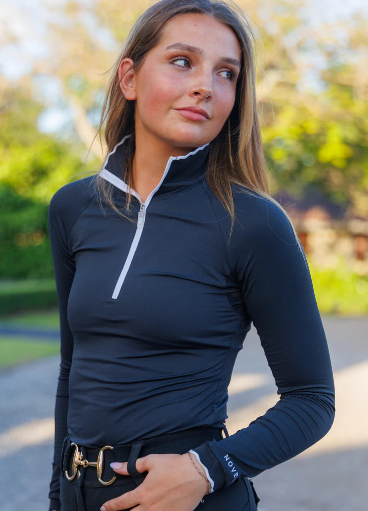 Novella Barn Shirt Black Long Sleeve