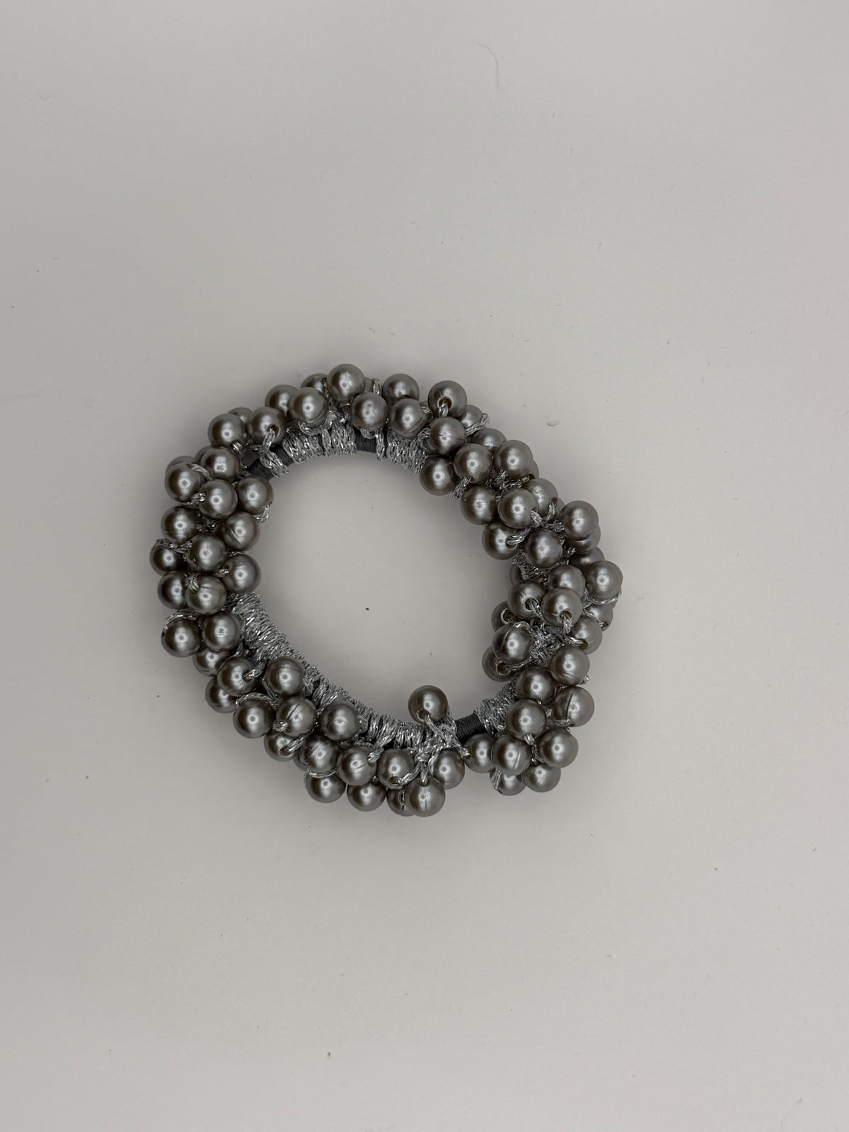 Beaded Pearl Hair Tie Scrunchies