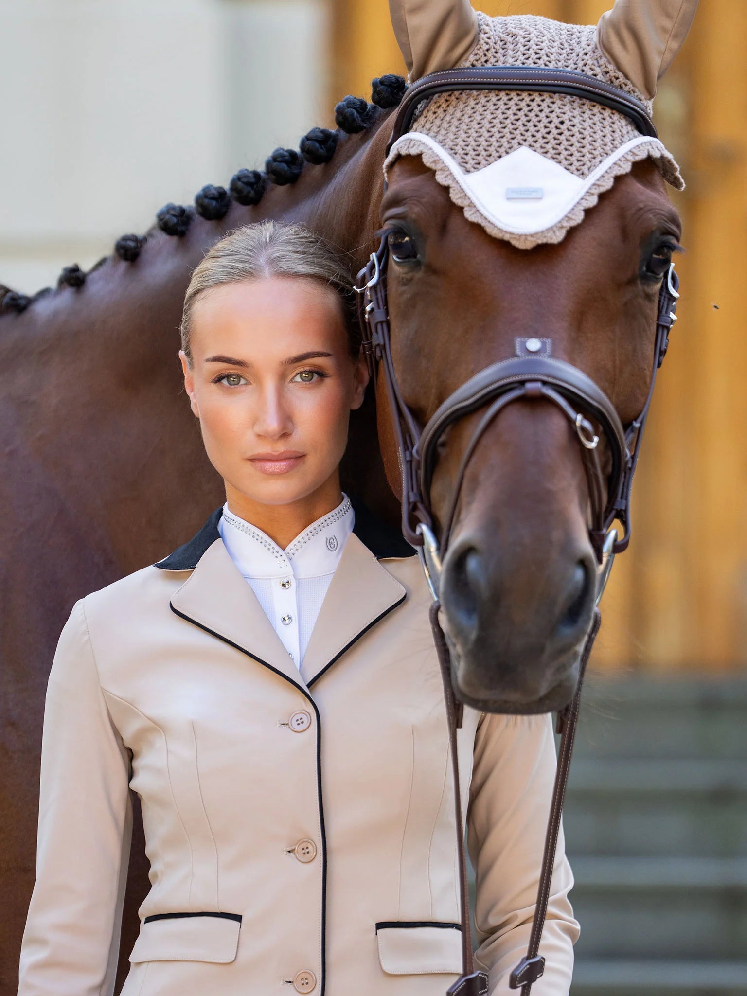 Equestrian Stockholm Classic Show Jacket - Sand