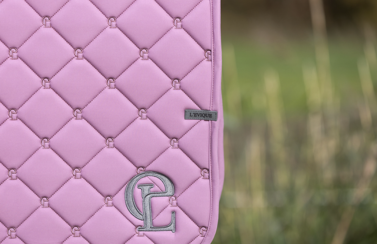 L'Evique Lyra Saddle Pad - PINK