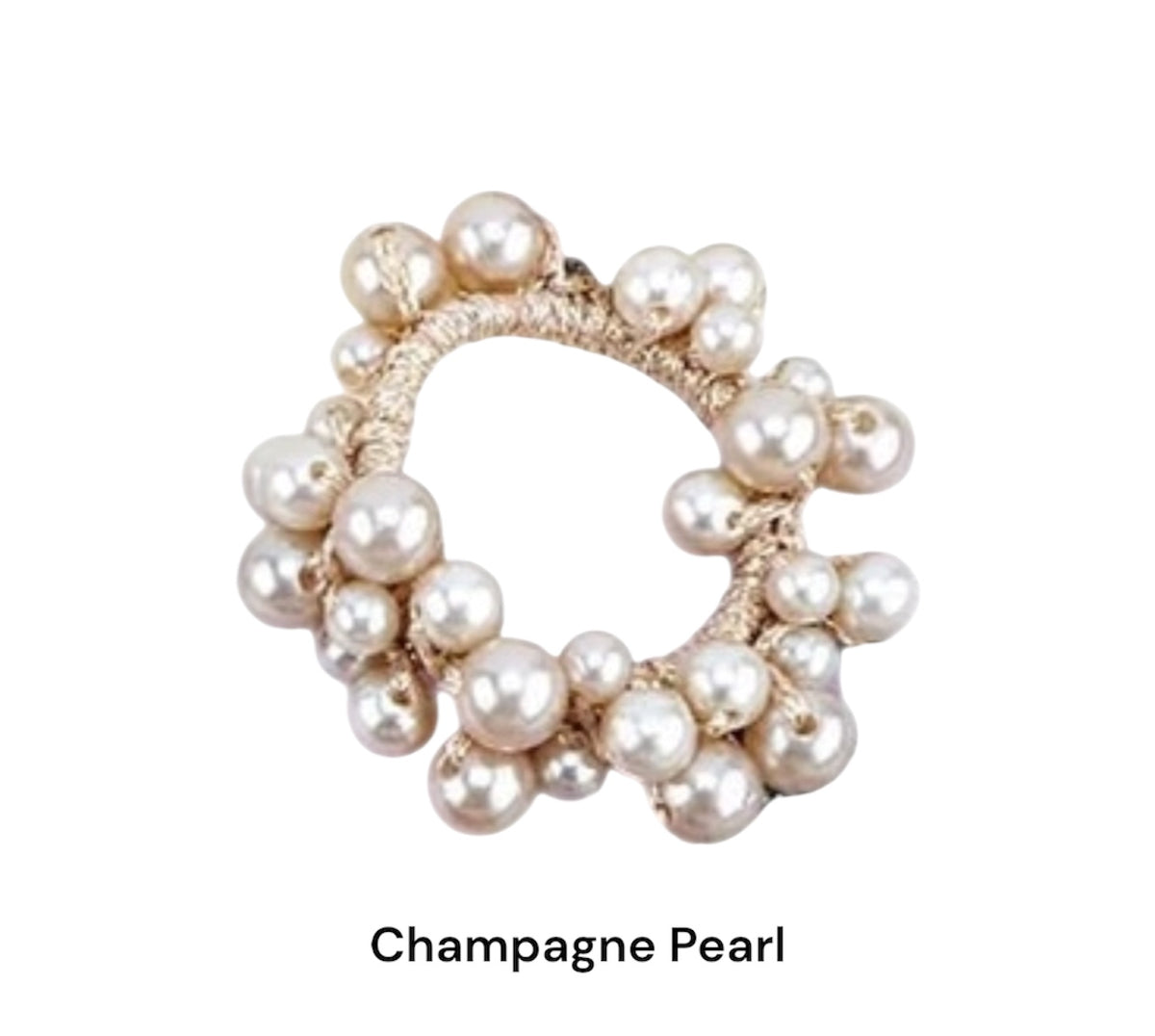 Elegant Decorative Pearl Hair Tie