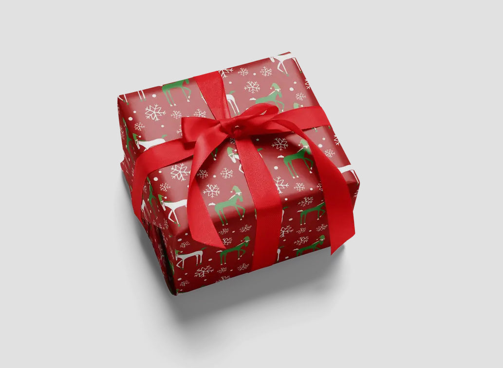 Wrapping Paper: Santa Ponies