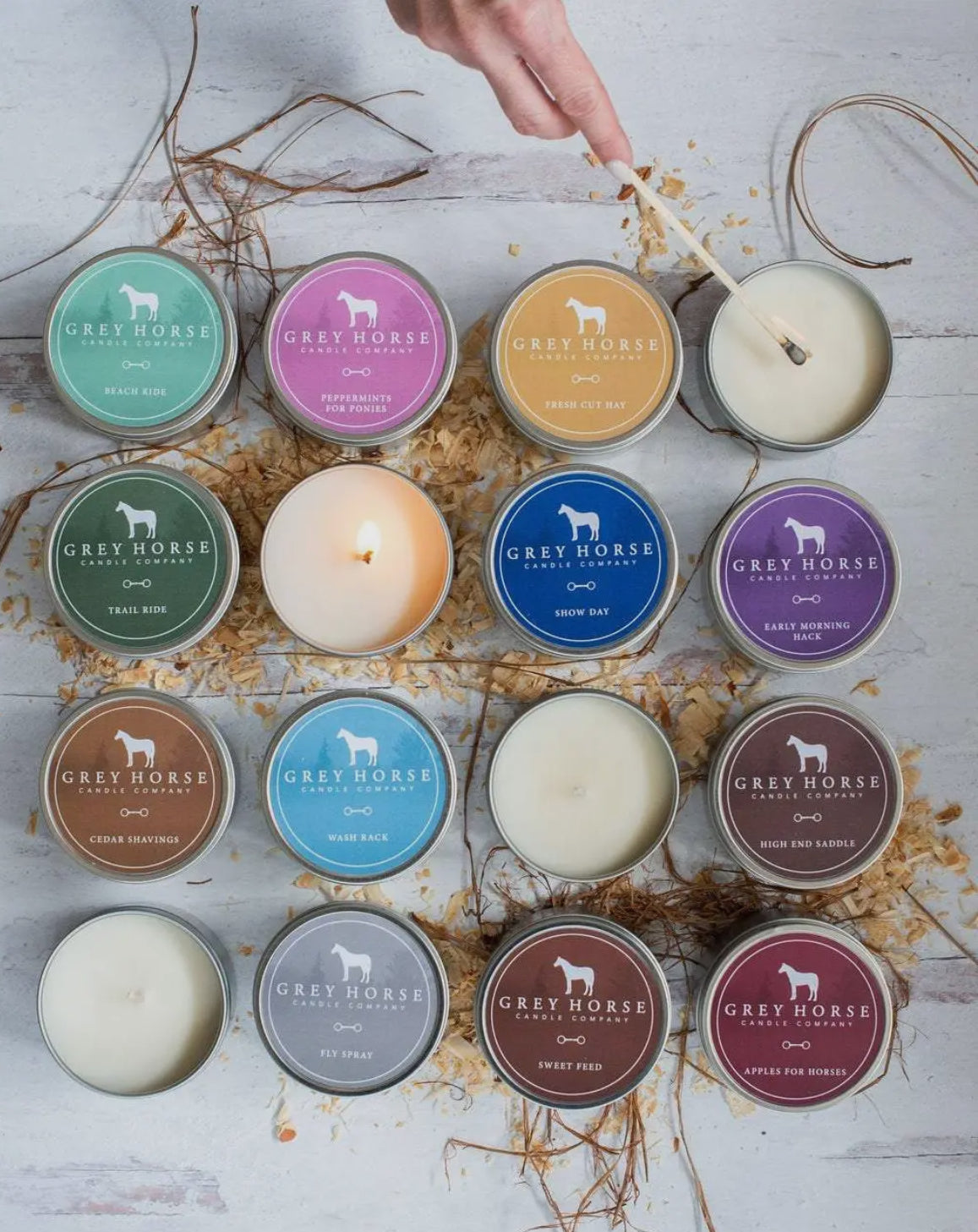 Barn Family Soy Candle Tin