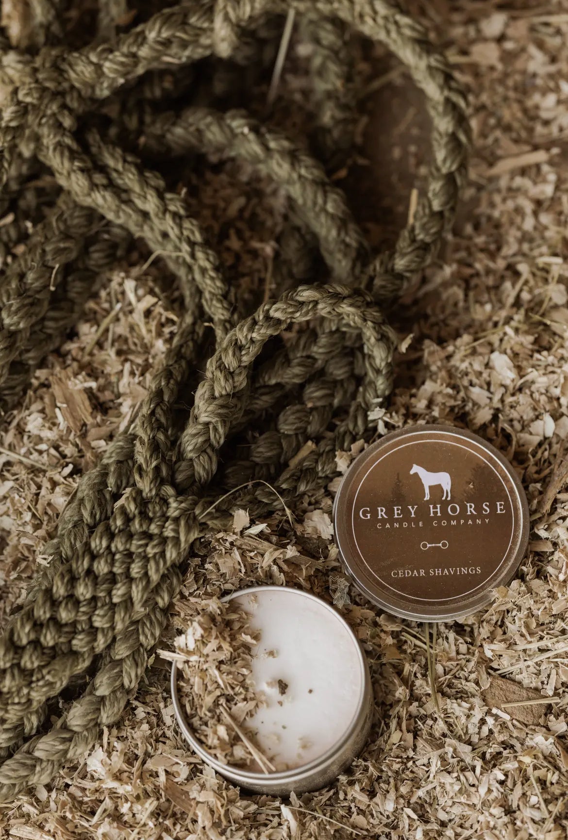 Cedar Shavings Soy Candle Tin