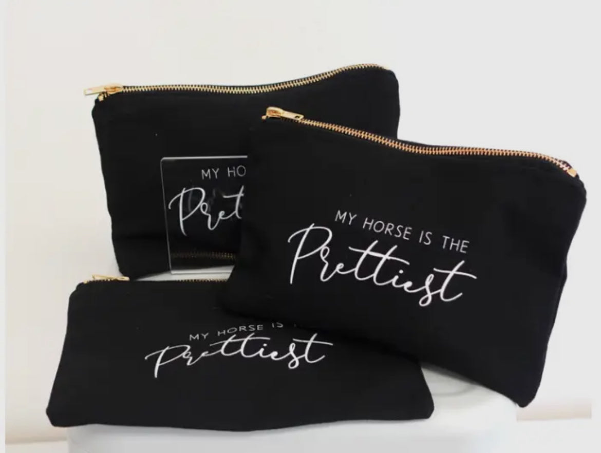 My Horse is the Prettiest Zipper Pouch