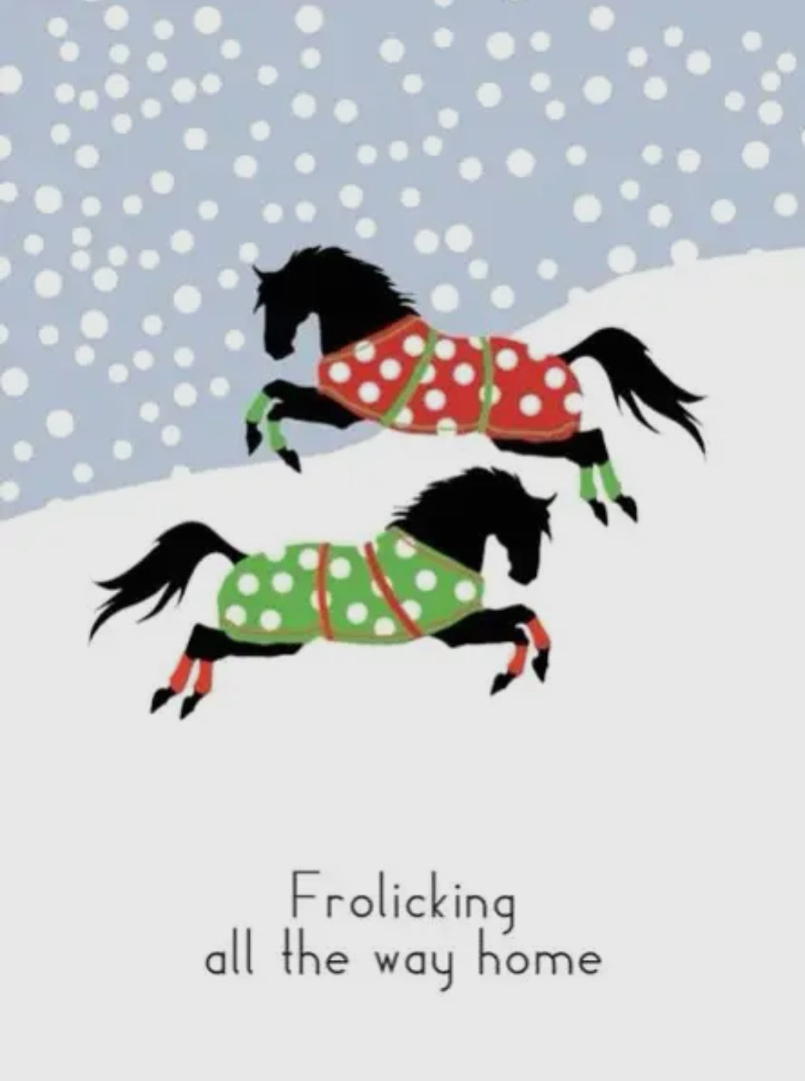 Frolicking Snow Boxed Holiday Boxed Cards