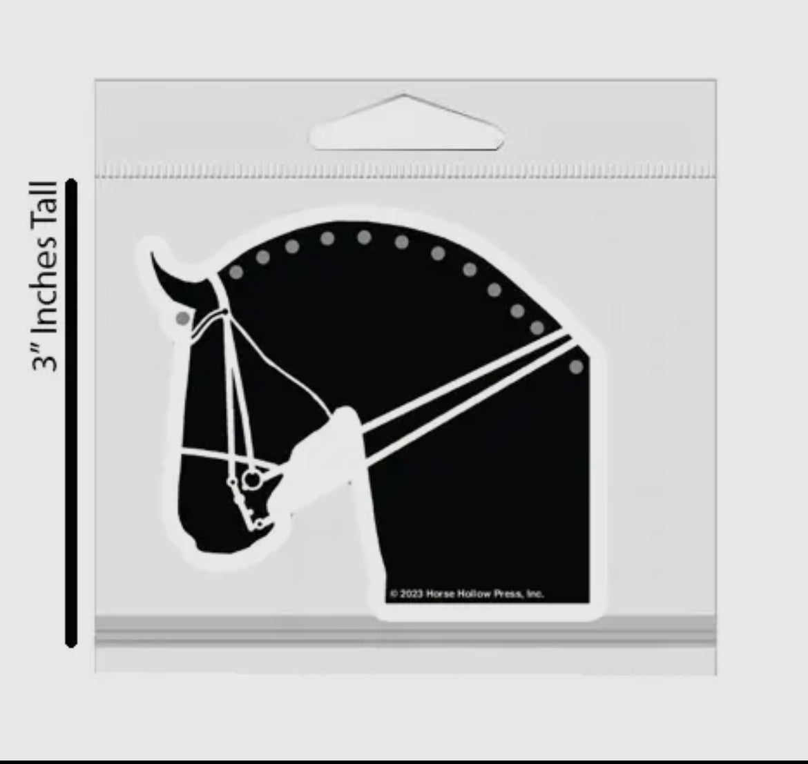 Dressage Horse Tumbler Sticker