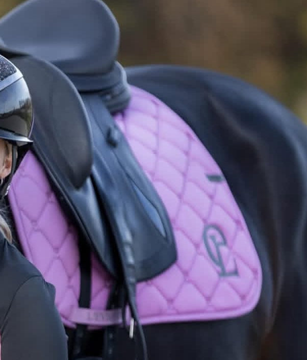 L'Evique Lyra Saddle Pad - PINK