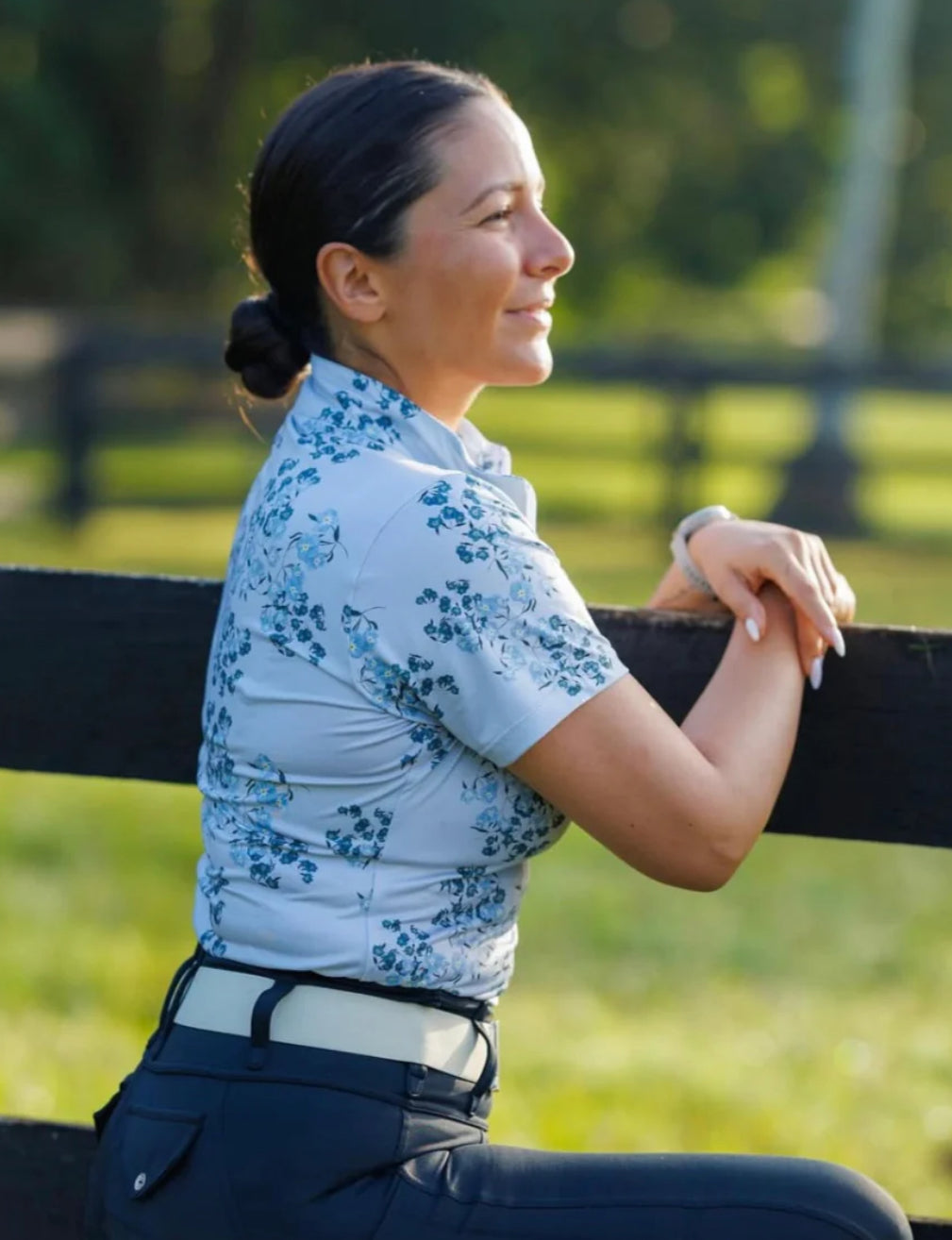 Deinhardt Designs Forgot-Me-Nots Short Sleeve Training Shirt